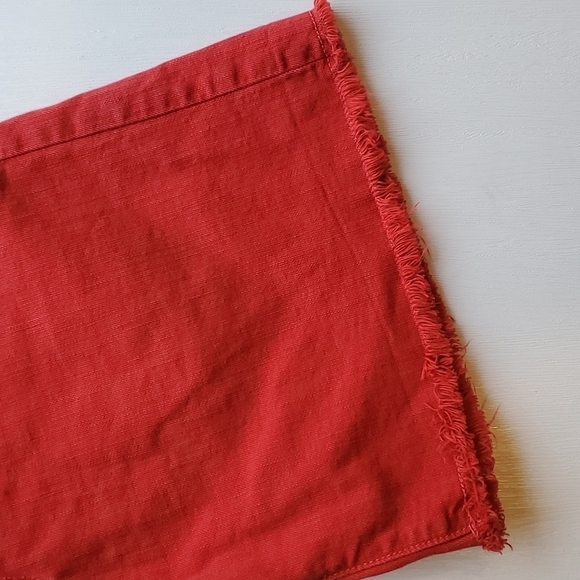 Current/Elliott Red Denim Boyfriend Jean Shorts 27 NWOT - Picture 4 of 6